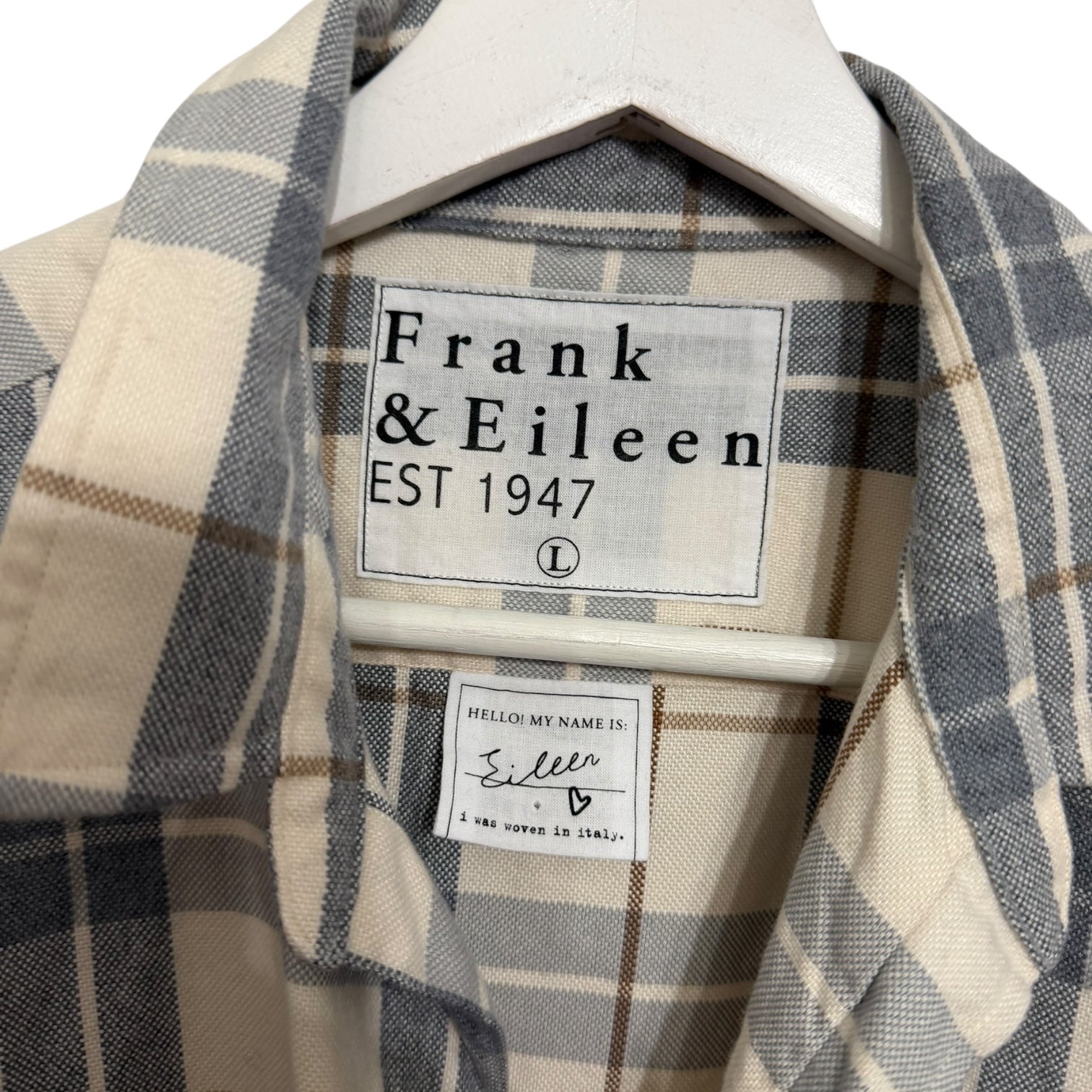 Frank & Eileen EILEEN Relaxed Button-Up Shirt Size L