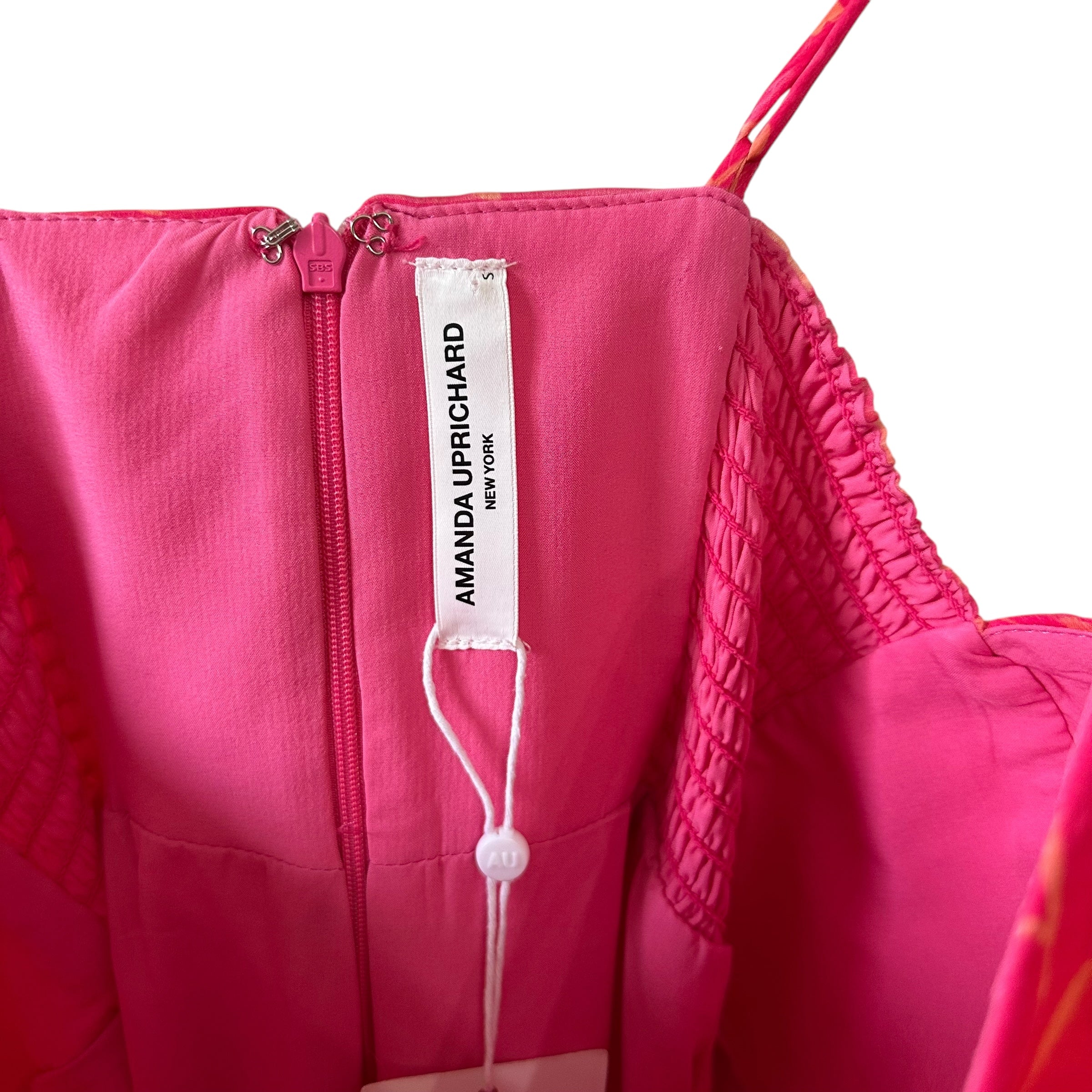 Amanda Uprichard Thaddea Maxi Dress in Brookeside Size S