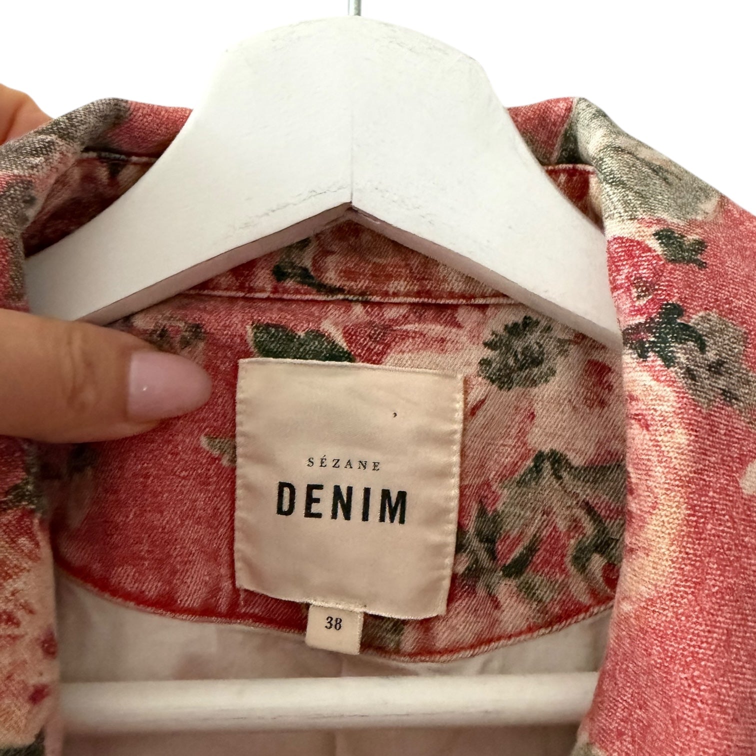 Sezane Marion Jacket Almeira Floral Print Size 6