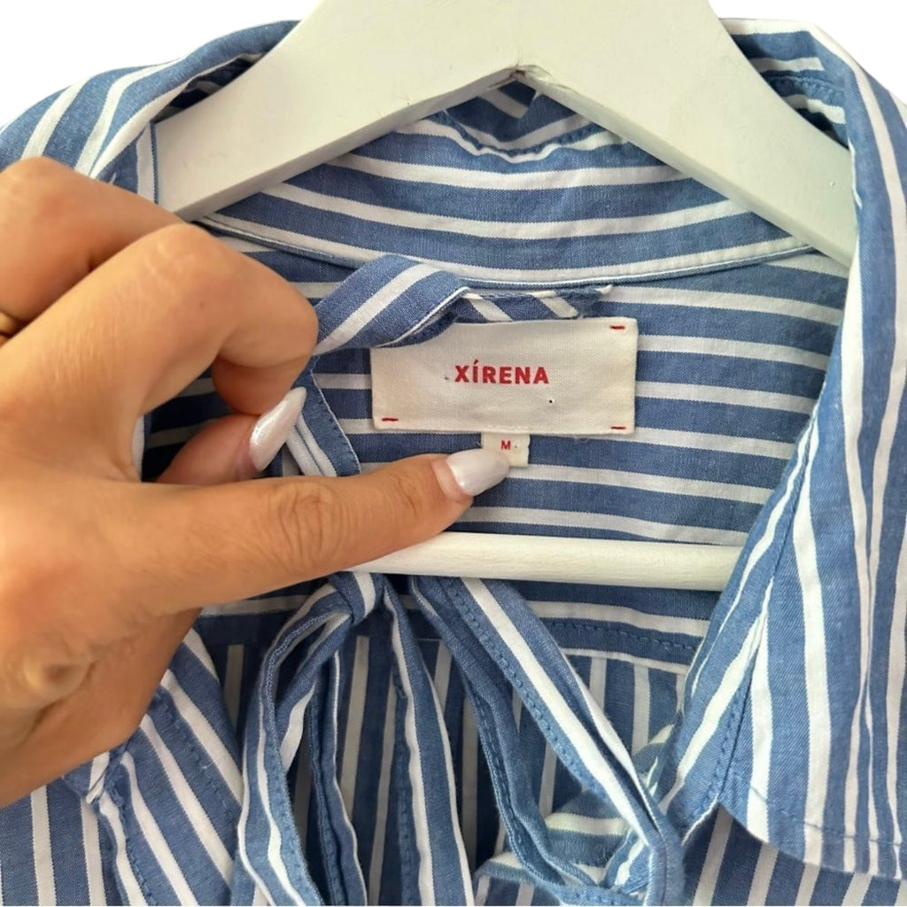 XiRENA Roxy Stripe Shirt Size M
