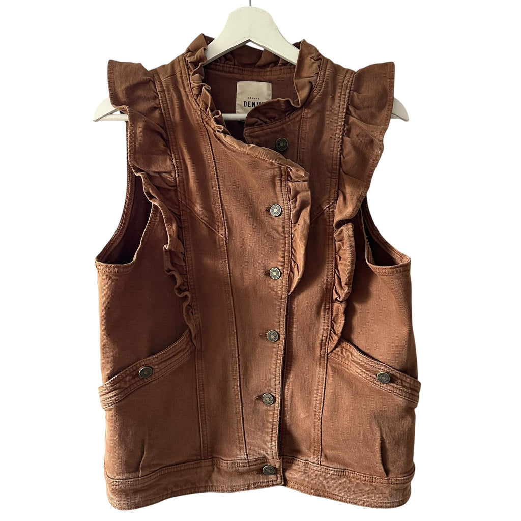 Sezane Faye Jacket Coffee Size XL