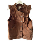 Sezane Faye Jacket Coffee Size XL