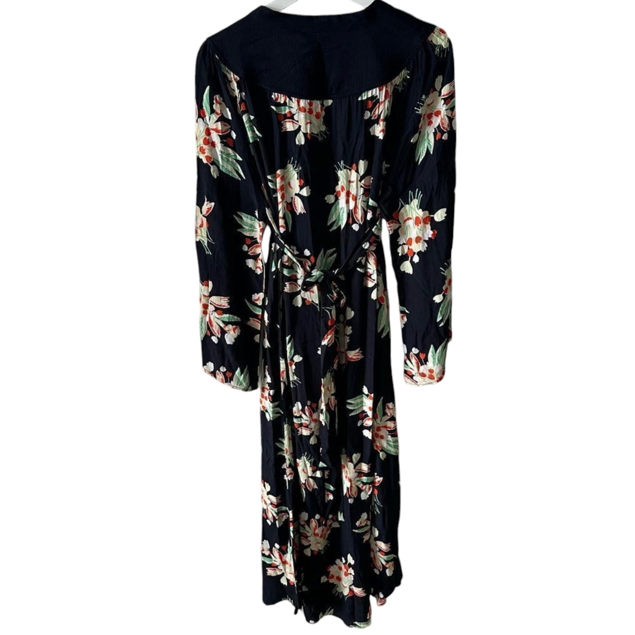 RIXO Anela Floral-Print Crepe Midi Dress Size S