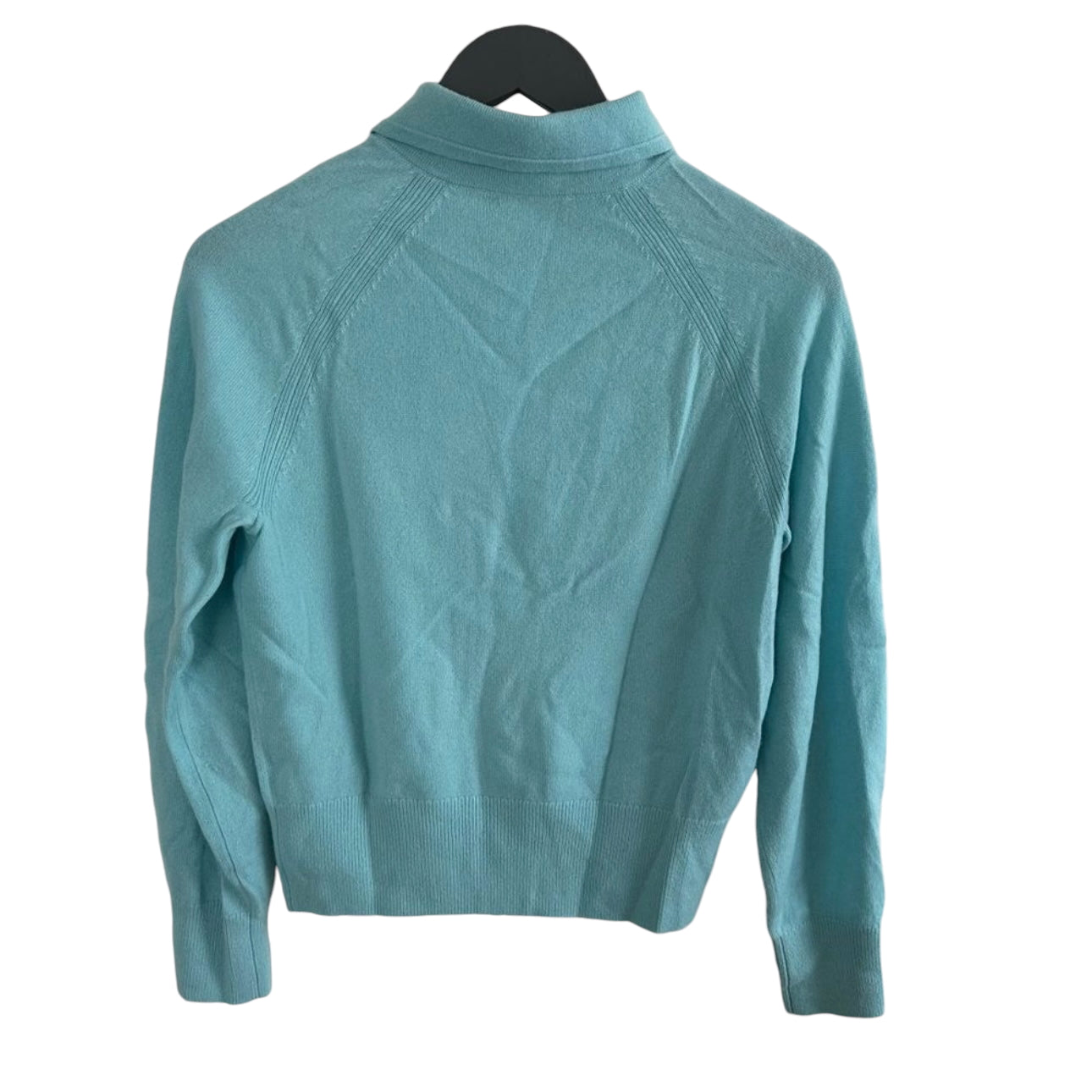 Everlane The Collared Cashmere Sweater in Tiffany Blue Size XS