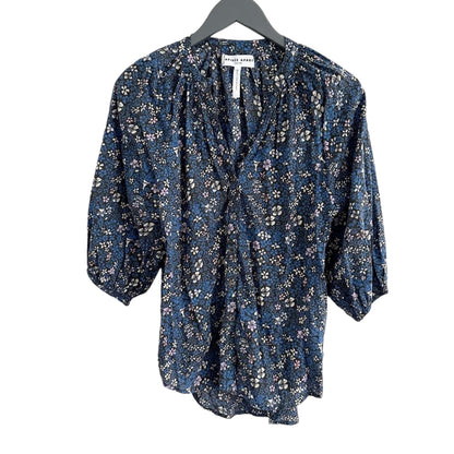 Apiece Apart Mitte Top in Navy Floral Size 2