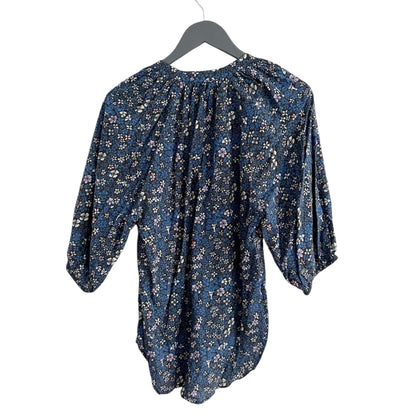 Apiece Apart Mitte Top in Navy Floral Size 2