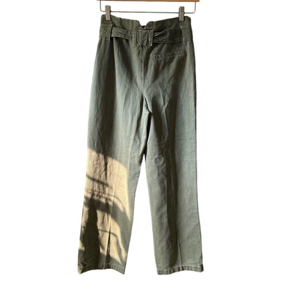 Sezane Paris Olivier Trouser Green Size 4