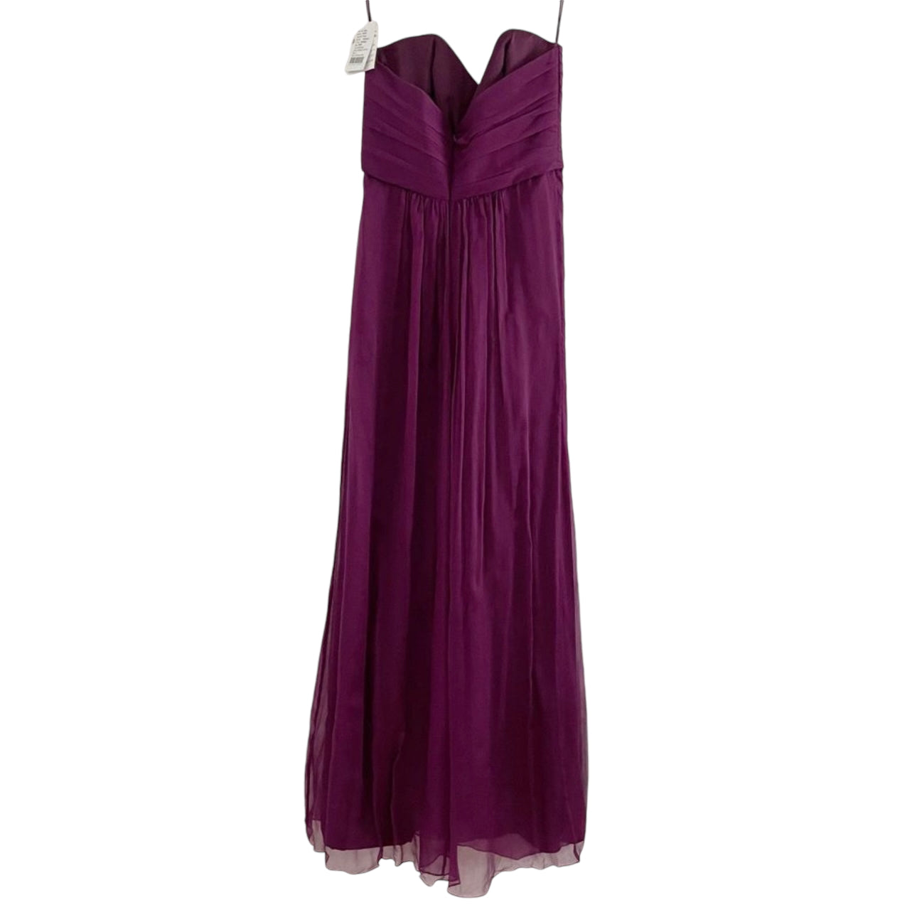 Amsale Strapless Gown in Silk Size 4