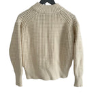 Everlane The Wool Cashmere Waffle Square Crew Neck Sweater Size XS
