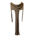 Helsa Justin Maxi Dress in Beige (XS)