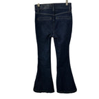 SPANX EveryWear Pintuck Flare Jeans Raw Indigo Size XS