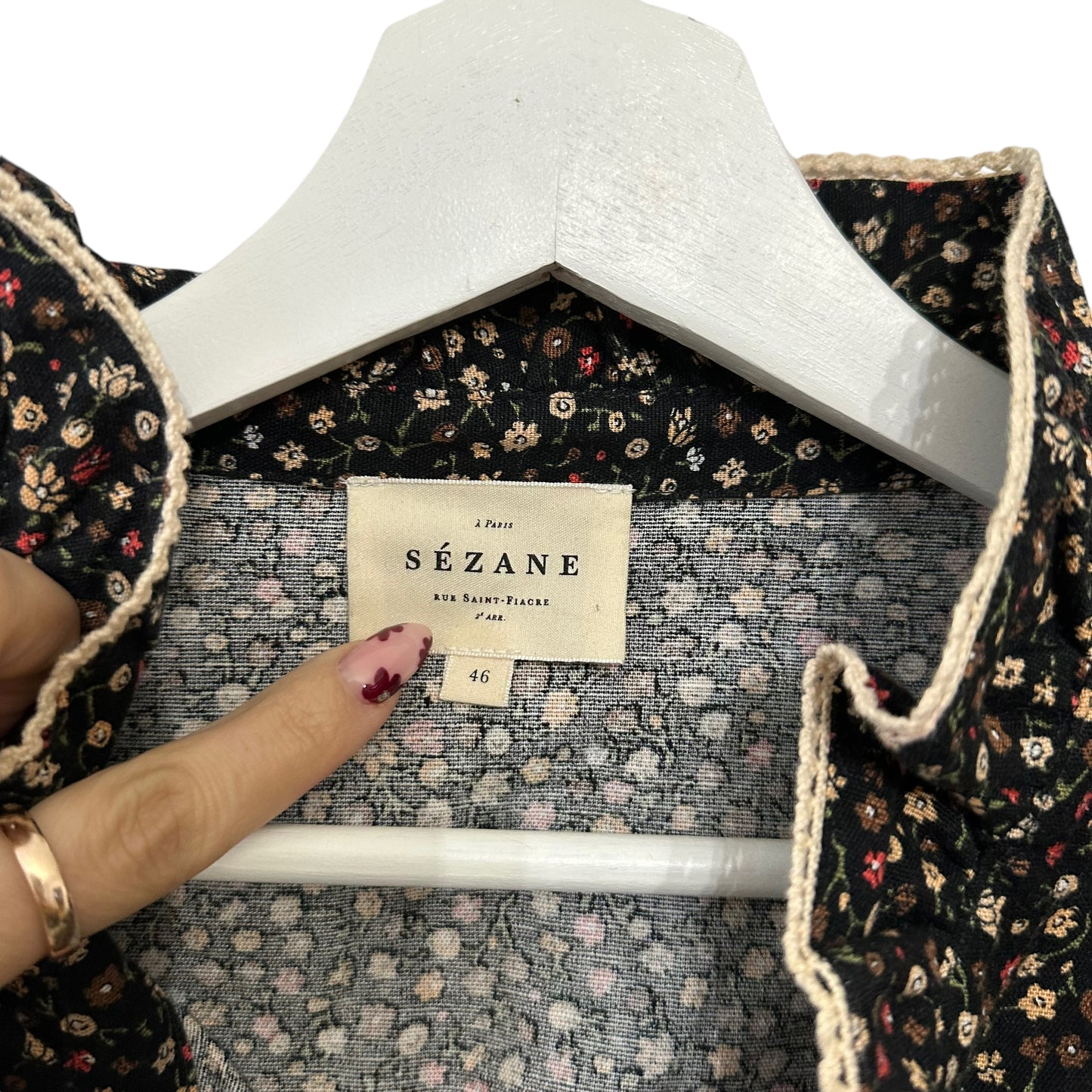 Sezane Colin Blouse Size 14