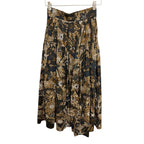 ULLA JOHNSON Jacinta Poplin Print Batik Skirt Size 0