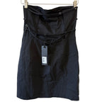 LIONESS Allure Strapless Mini in Onyx Size S