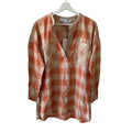IRO Mayra Checked Cotton-Blend Flannel Shirt Size 2