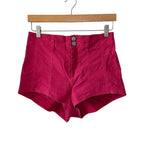 ISABEL MARANT Linen-Blend Ripstop Shorts Size 4