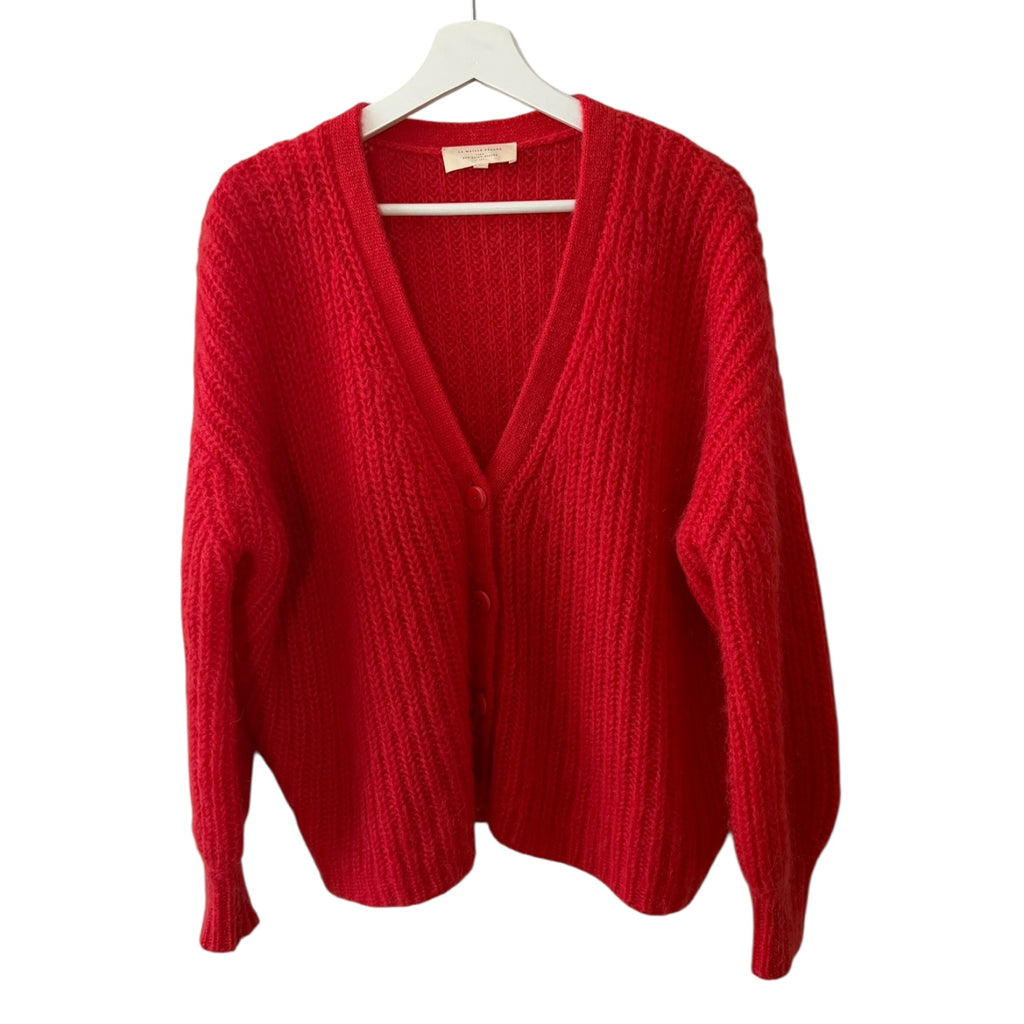 Sezane Achille Cardigan in Red Size XS