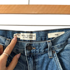 Nili Lotan Welder High Waist Wide Leg Jeans Summer Wash Size 28