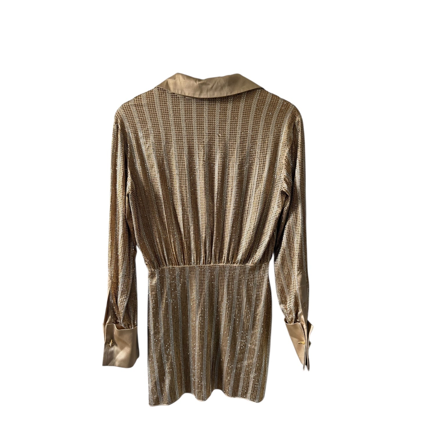 Retrofete Oliver Embellished Silk Dress Size XS