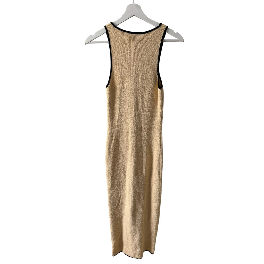 L'Academie by Marianna Havilah Midi Dress in Beige Size S