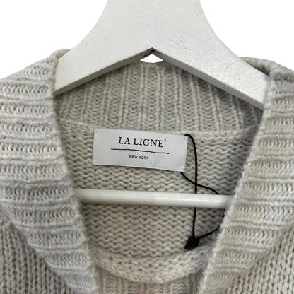 LA LIGNE Marin Striped Knitted Sweater Size S