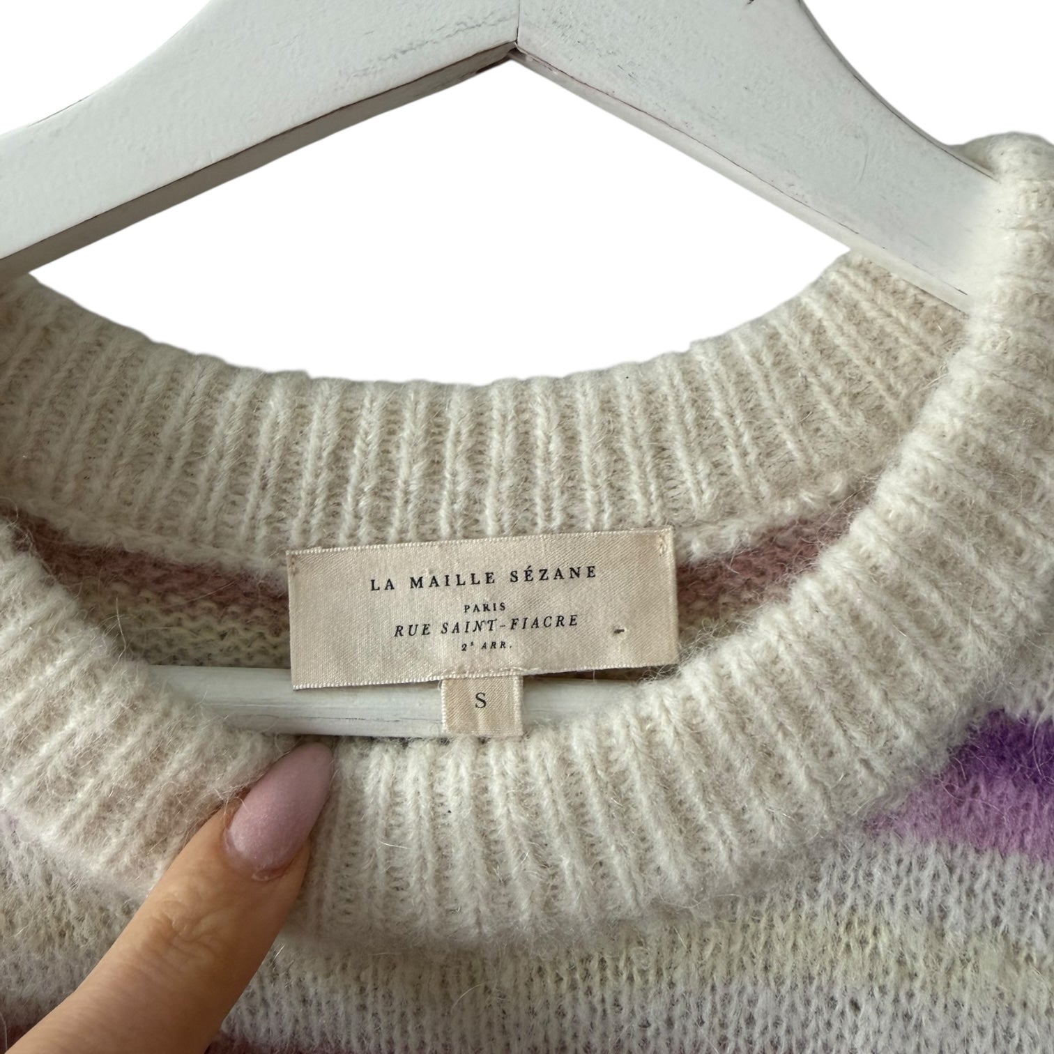 Sezane Adeline Knit Dress Size S