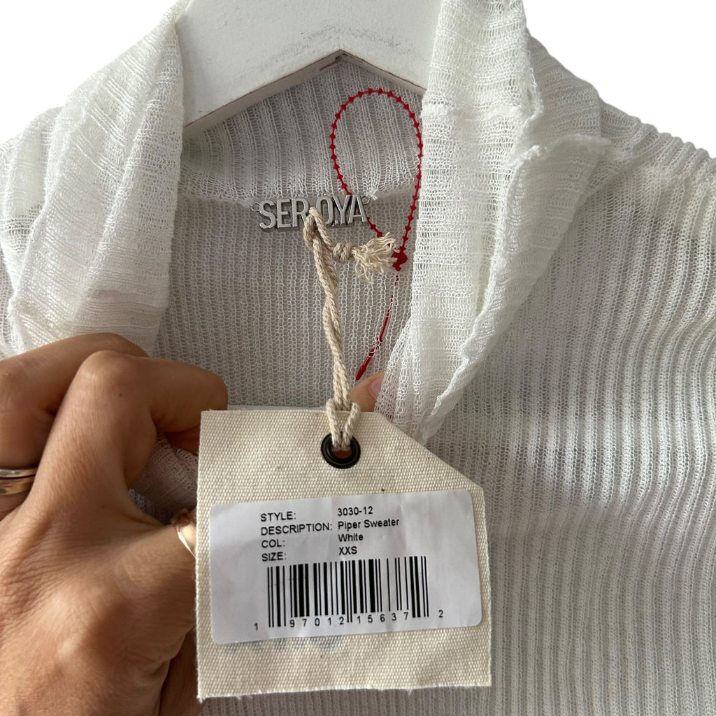 SER.O.YA Piper Sweater White Size XXS