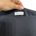 ANINE BING Bar Silk Maxi Skirt Size L