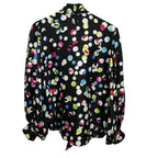 Hunter Bell Abstract Printed Finley Blouse Size XS