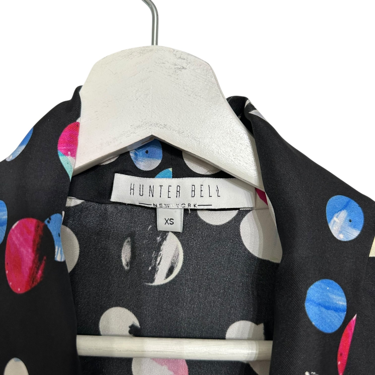 Hunter Bell Abstract Printed Finley Blouse Size XS