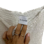 Sleeper Atlanta Off-Shoulder Midi Dress Size M