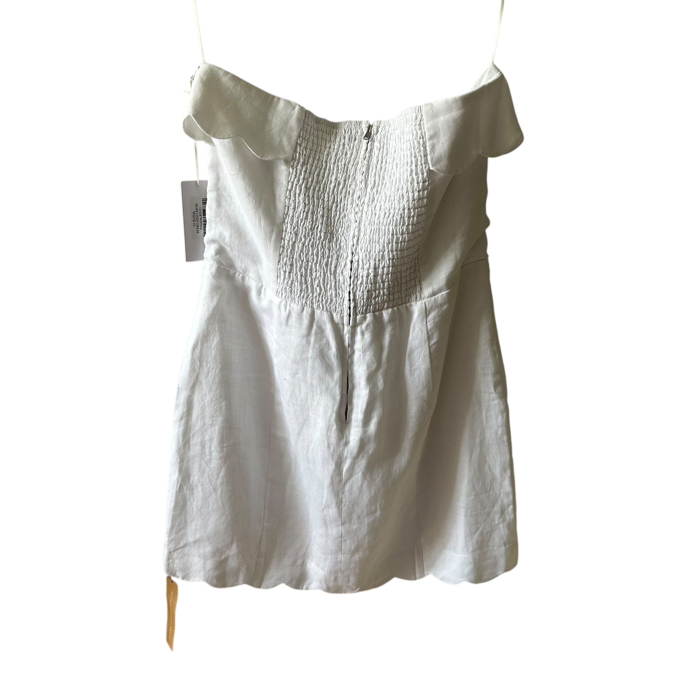 Reformation Isles Mini Tube Dress Linen Size 10