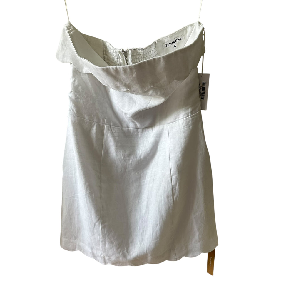 Reformation Isles Mini Tube Dress Linen Size 10