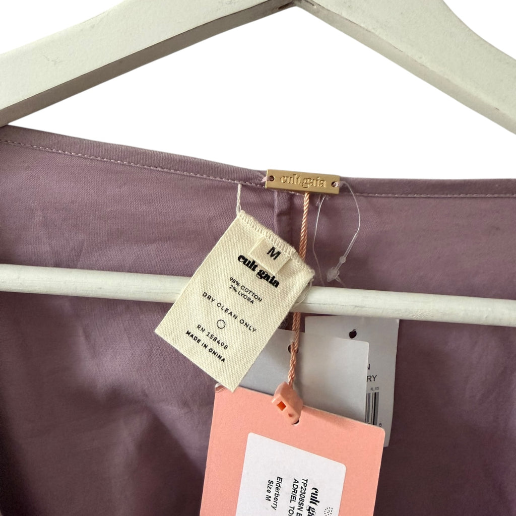 Cult Gaia Adriel Top Edelberry Size M