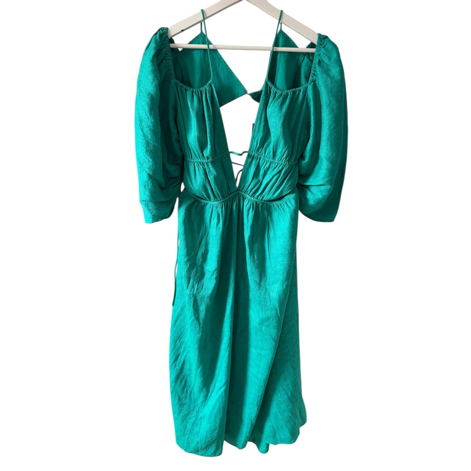 CULT GAIA Charlize Dress in Erba Nubby Faille Size L