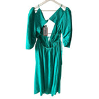 CULT GAIA Charlize Dress in Erba Nubby Faille Size L