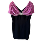 SALONI Kaila Embelished Velvet Dress Size 12