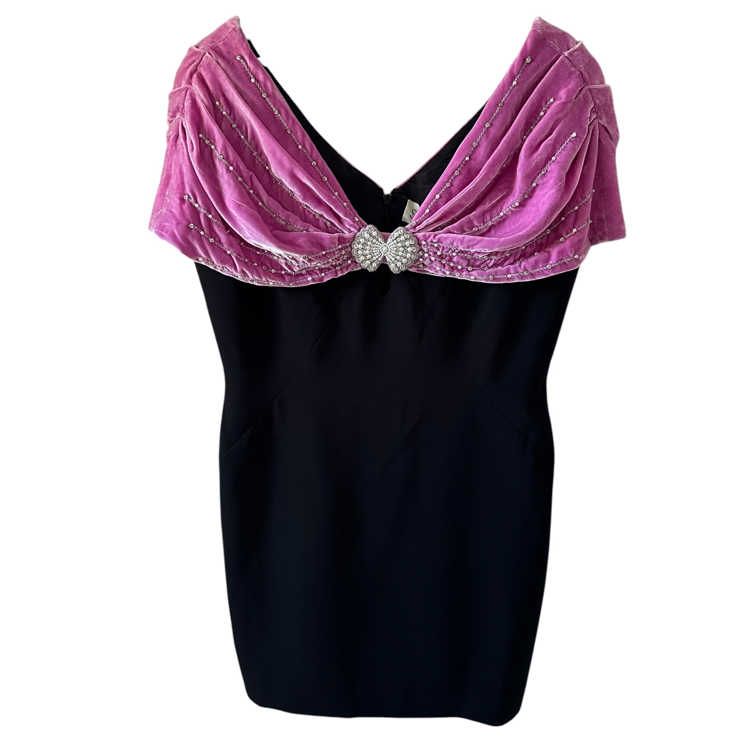 SALONI Kaila Embelished Velvet Dress Size 12