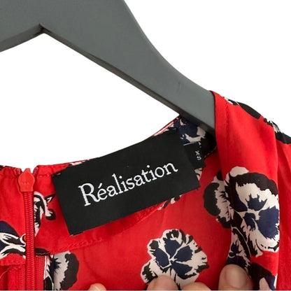 Realisation Par The Ozzie Pansy Mini Dress Floral Size XS