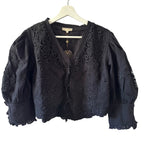 byTiMo Linen Embroidery Top Size L