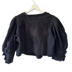 byTiMo Linen Embroidery Top Size L