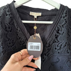 byTiMo Linen Embroidery Top Size L