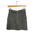 MAJE Courte Jarlone Wool Blend Houndstooth Mini Skirt Size 4