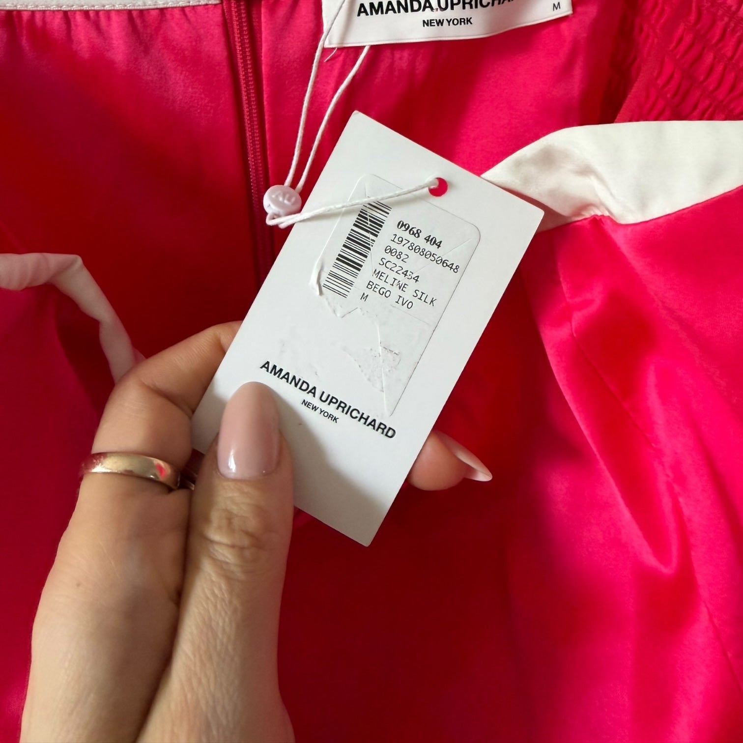 Amanda Uprichard Meline Midi Dress Size M