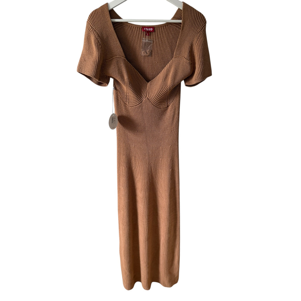 STAUD Camden Knit Maxi Dress Size L