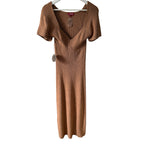 STAUD Camden Knit Maxi Dress Size L