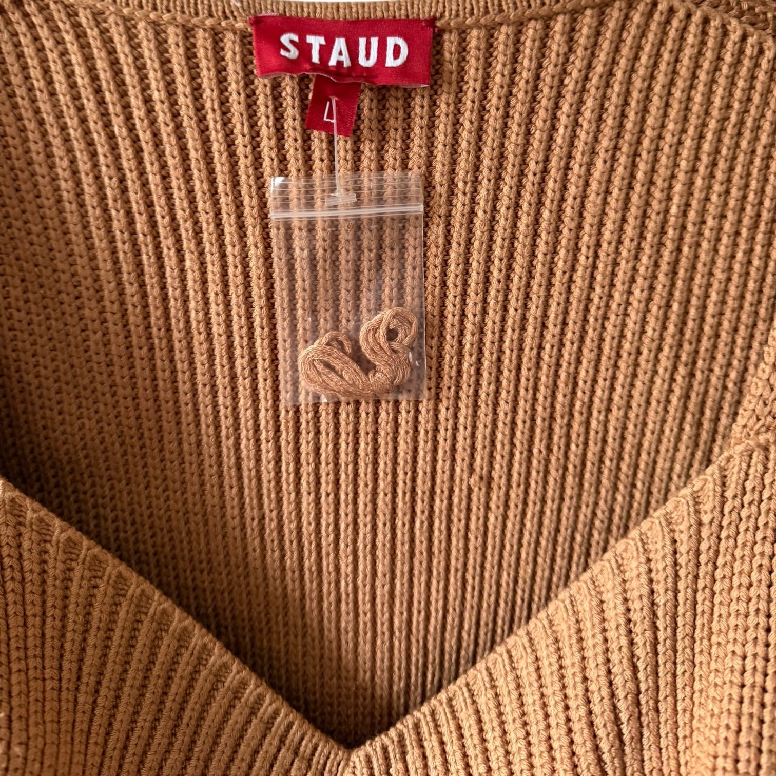 STAUD Camden Knit Maxi Dress Size L