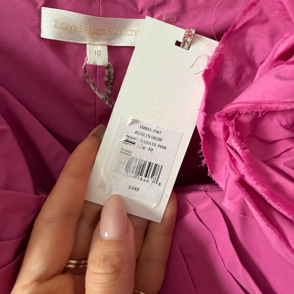 LoveShackFancy Jessilyn Ruched Minidress Size 10