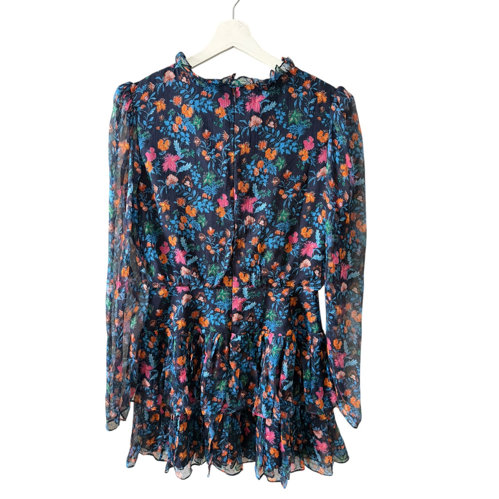 SALONI Ava B Mini Dress In Flori Midnight Size 6