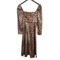 Reformation Maryanne Leopard Midi Dress Size 0